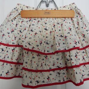 Cotton ice skating skirt, Land's End, size 10